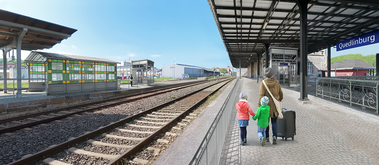 Bauprojekt Quedlinburg Bahnhof BauInfoPortal der