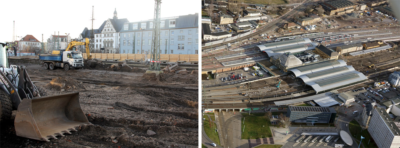 Bauprojekt Knoten Halle (Saale) BauInfoPortal der