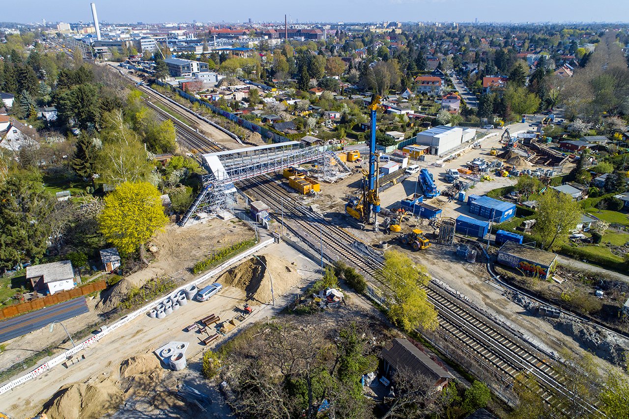 Bauprojekt Berlin Südkreuz Blankenfelde (Dresdner Bahn